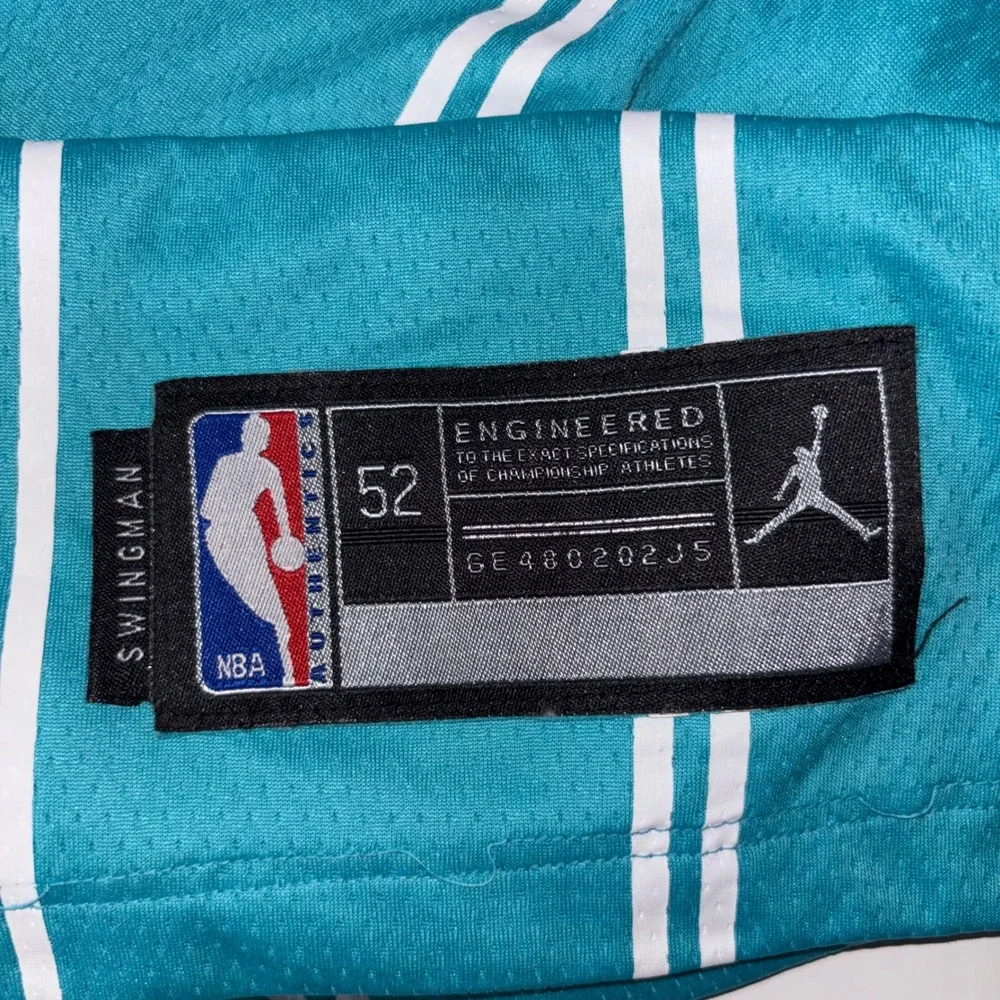 LaMelo Ball Charlotte Hornets #2 Jersey Mens 52 XL Nike Jordan Swingman Teal NBA
